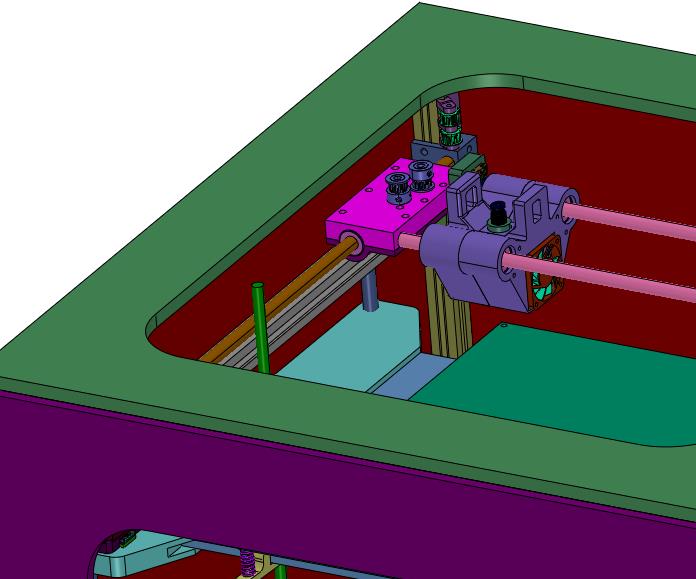 三维碳纤维整机打印机