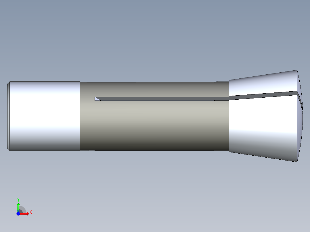 R8-夹头组-R8 COLLET 0.250.STEP前视图
