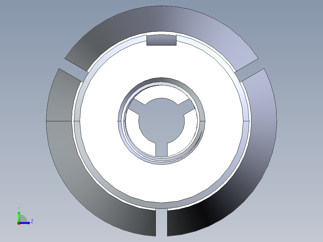 R8-夹头组-R8 COLLET 0.250.STEP左视图