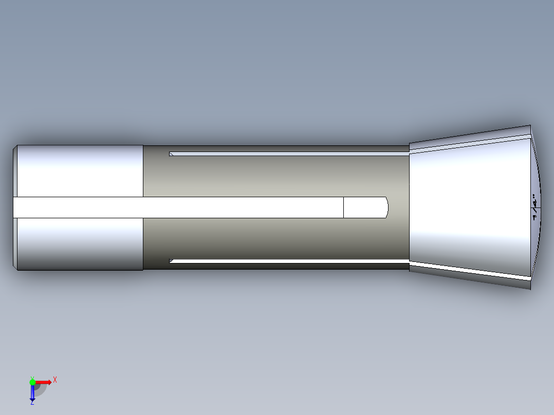 R8-夹头组-R8 COLLET 0.250.STEP俯视图