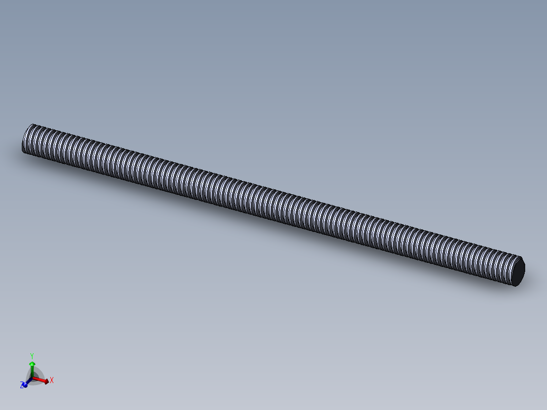 公制 （ISO） 梯形螺钉-TR11x2x200.SLDPRT