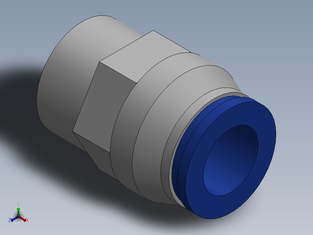 Ø10 x 3-8G - CONEXÃO RETA (C02251038)