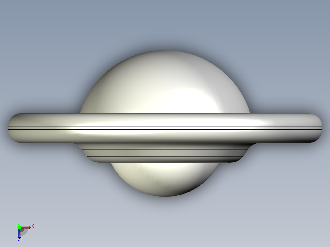 萬向滾珠04-3D多系列多零件图纸模型俯视图