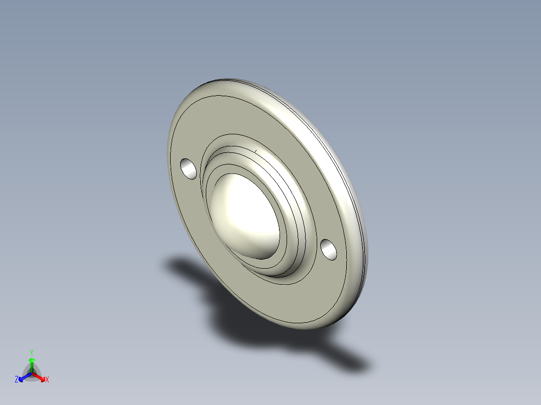 萬向滾珠04-3D多系列多零件图纸模型正等轴测图