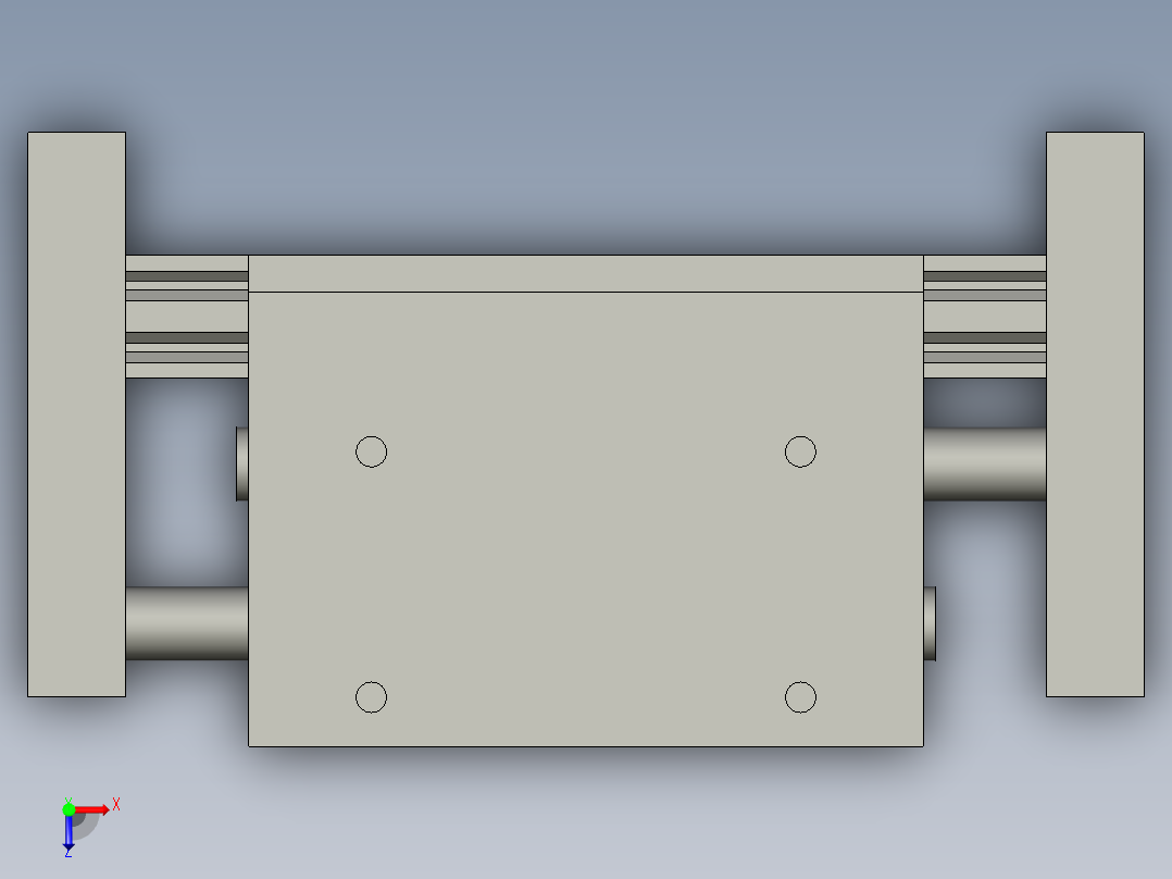 普通气爪PH07-10俯视图