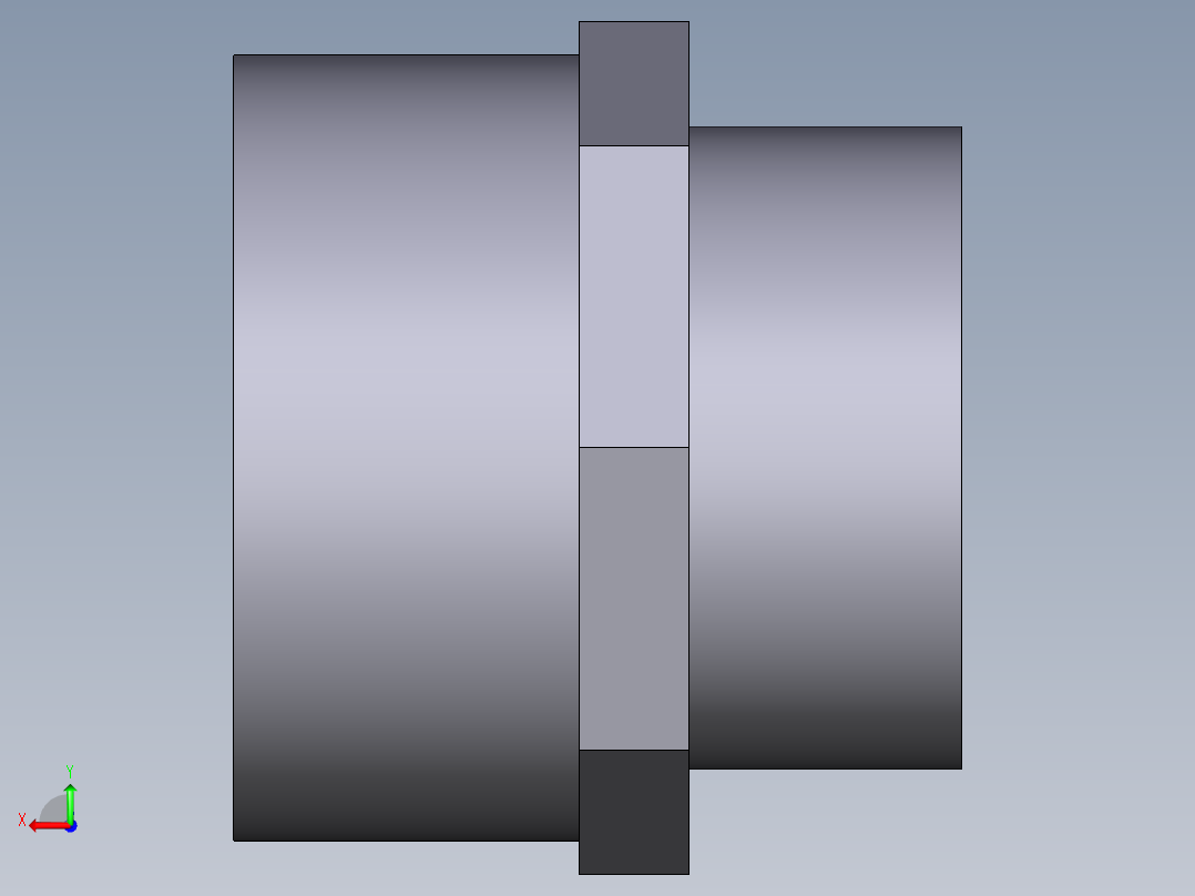 23MRIV (B) 减压：溶剂焊双插座后视图