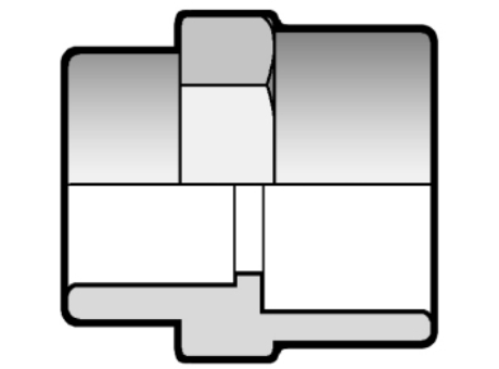 23MRIV (B) 减压：溶剂焊双插座