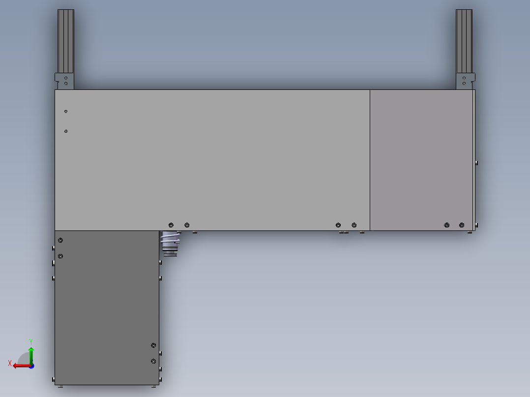顶部驱动模块(1)后视图