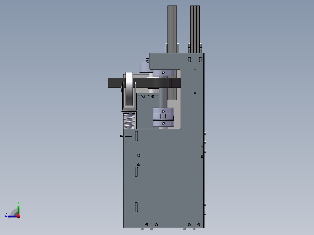 顶部驱动模块(1)右视图
