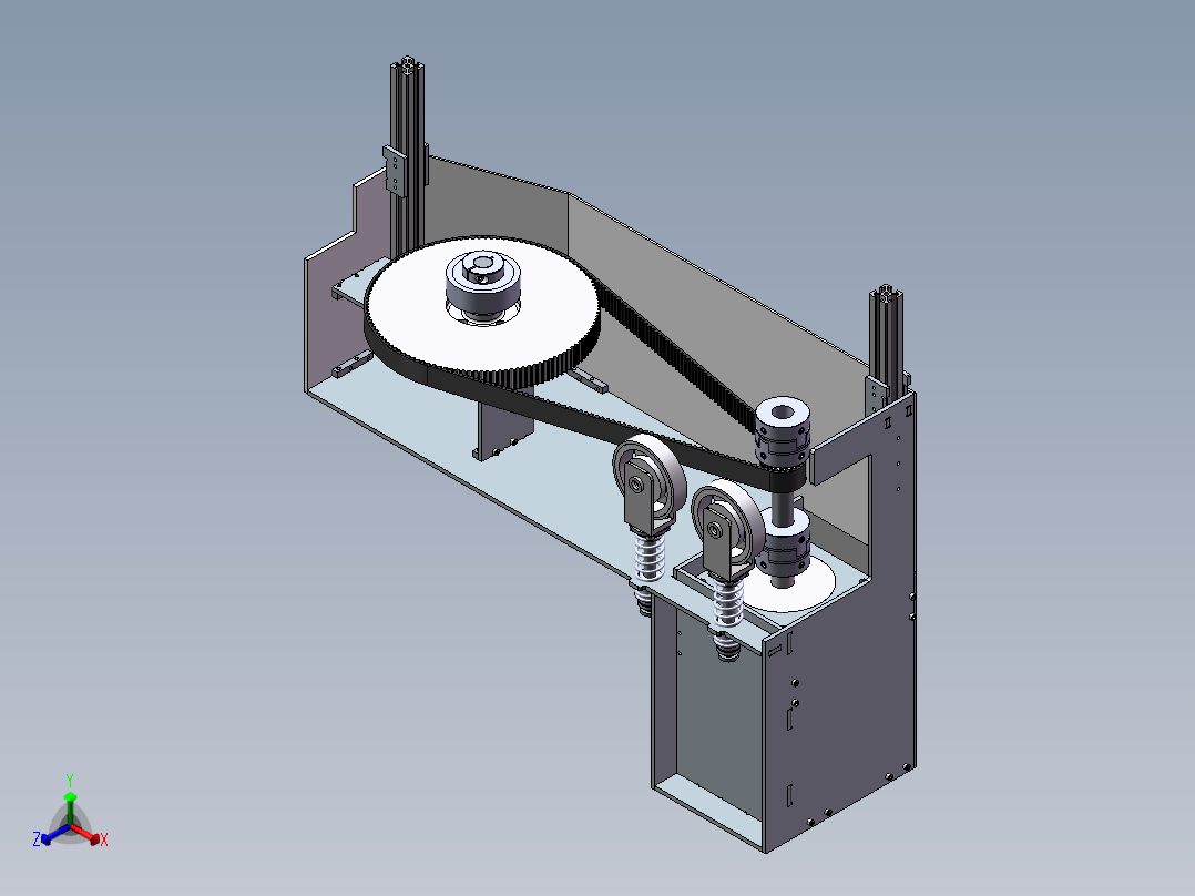 顶部驱动模块(1)正等轴测图