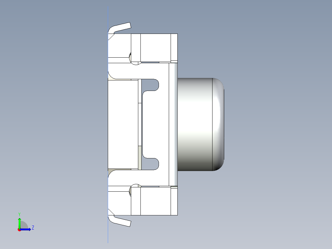 开关继电器保护 SM-PTS820J25K左视图