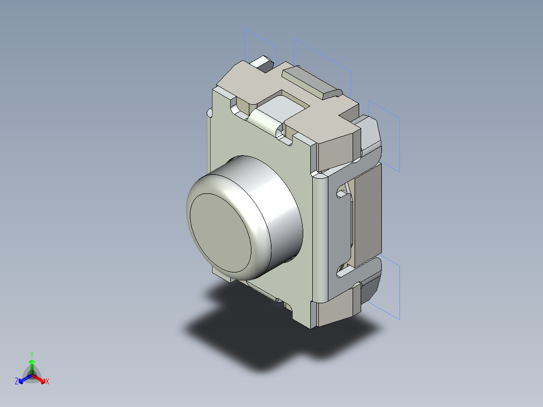 开关继电器保护 SM-PTS820J25K正等轴测图