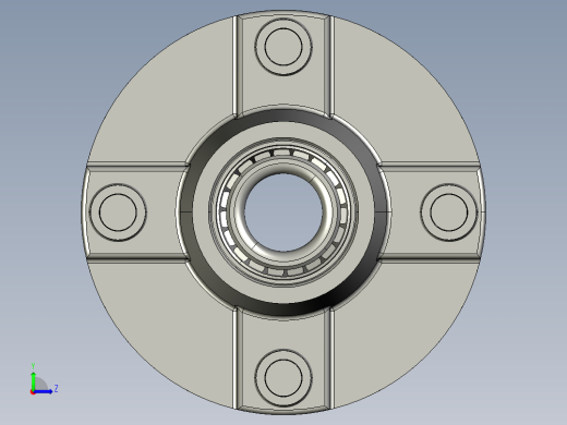拖车空转轮轴总成,用于22磅轴13至15轮子-54-12左视缩略图