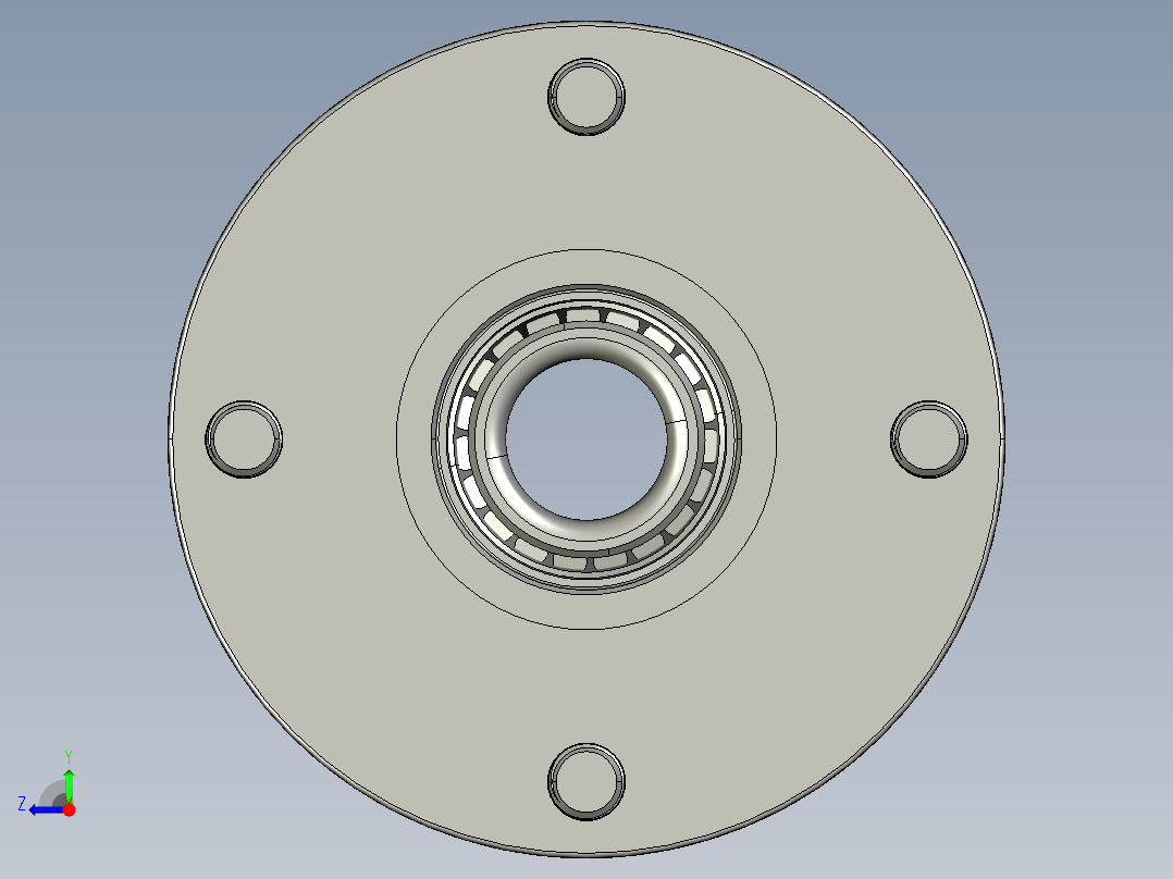 拖车空转轮轴总成,用于22磅轴13至15轮子-54-12右视图
