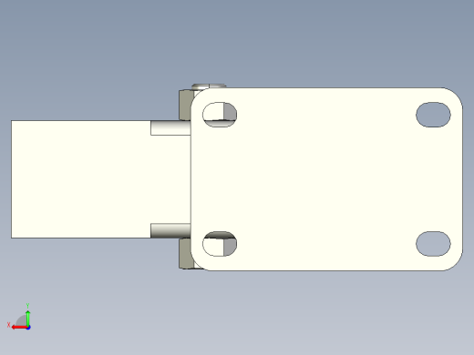 3寸地脚刹车万向轮后视缩略图