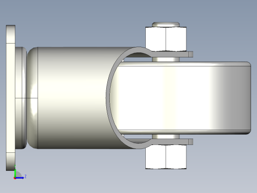 3寸地脚刹车万向轮左视缩略图
