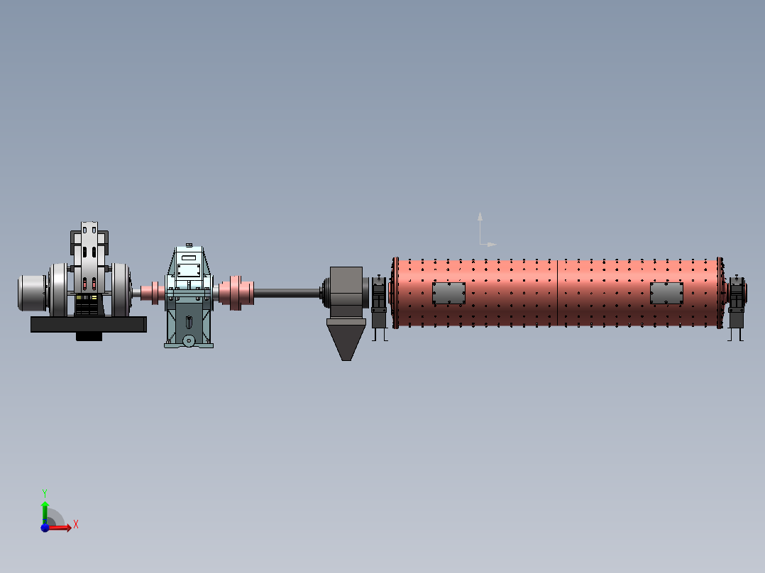 水泥磨改造总装配体1前视图