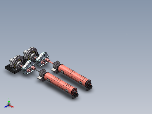 水泥磨改造总装配体1正等轴测缩略图