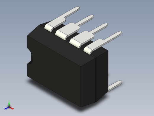 集成电路封装-MS-001BA正等轴测缩略图