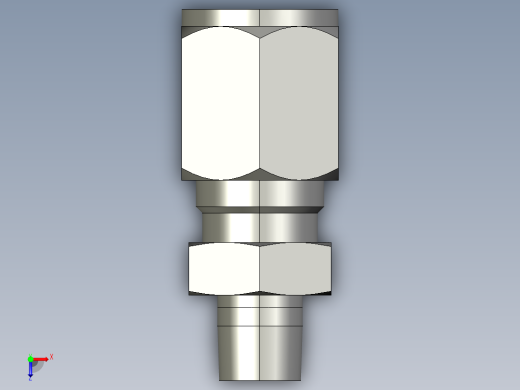 卡套式工业通用硬管接头6-2_fbu-s俯视缩略图
