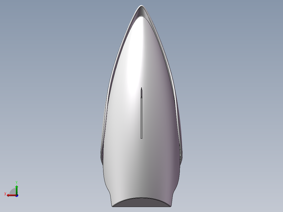 小船3D模型后视图