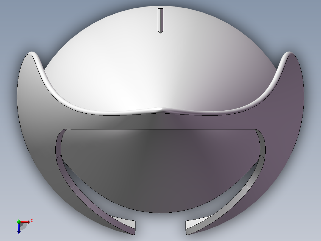 小船3D模型俯视图