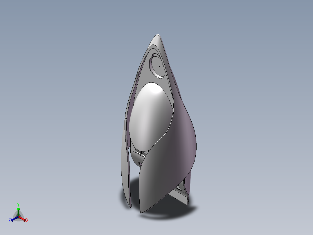 小船3D模型正等轴测图