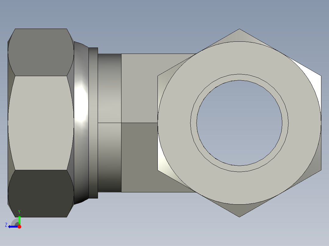 卡套式工业通用硬管接头12_s6bu-s右视图