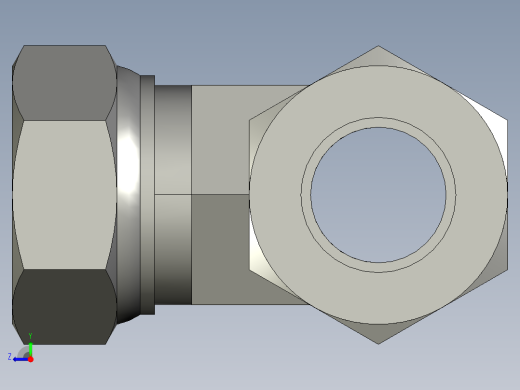 卡套式工业通用硬管接头12_s6bu-s右视缩略图
