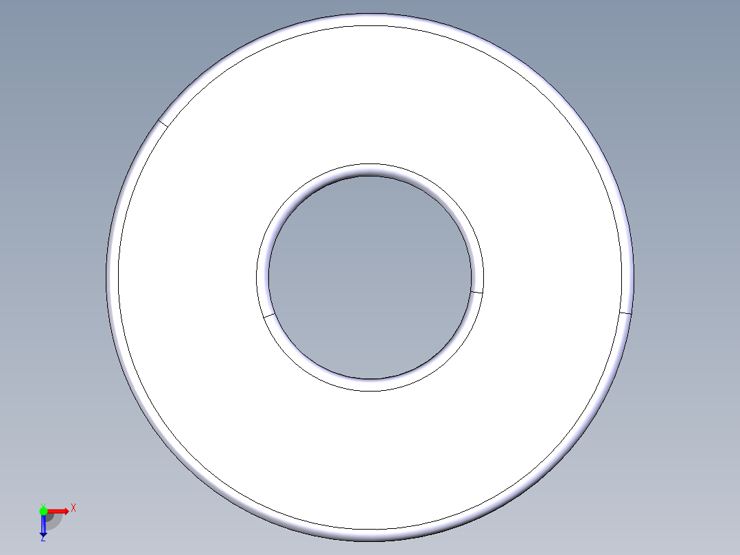 平面推力球轴承51200俯视图