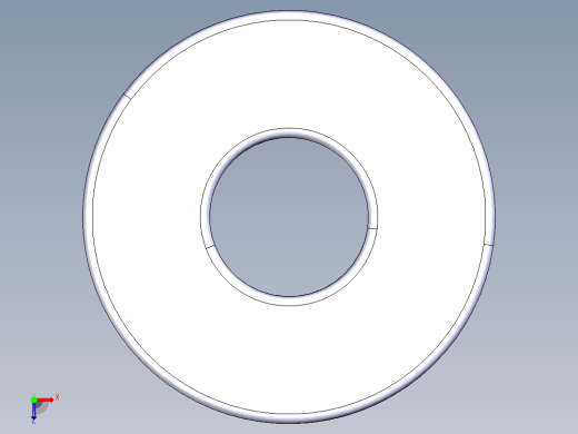 平面推力球轴承51200俯视缩略图