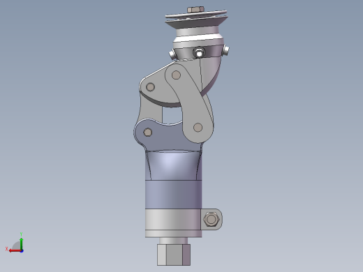 四连杆膝关节机构后视缩略图