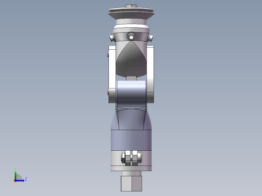四连杆膝关节机构左视缩略图