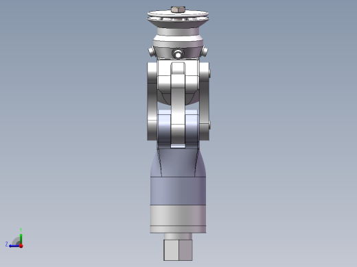 四连杆膝关节机构右视缩略图