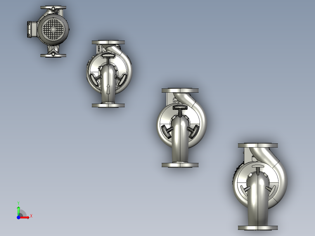 4款Bomba离心机模型前视图