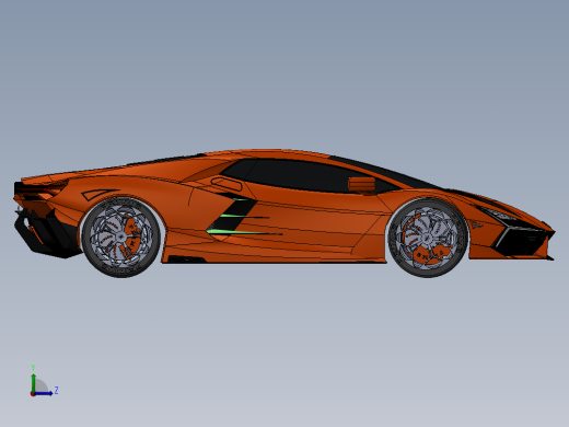 兰博基尼 lamborghini revuelto SW左视缩略图