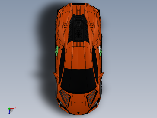 兰博基尼 lamborghini revuelto SW俯视缩略图