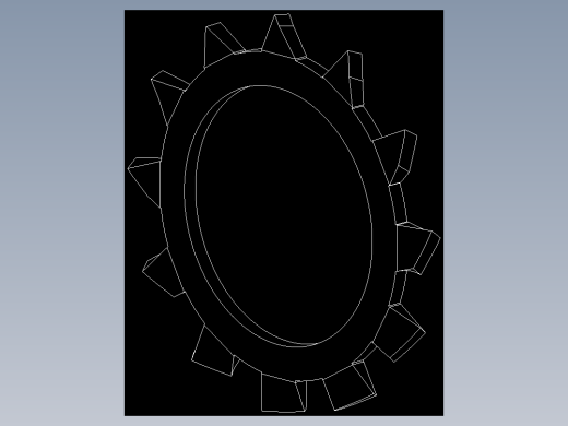 垫圈 外牙锁 公制-EXTERNAL TOOTH LOCK WASHER for M24 SCREW
