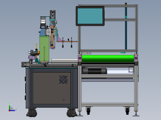 三轴模组称重扫码机 sw18可编辑左视缩略图