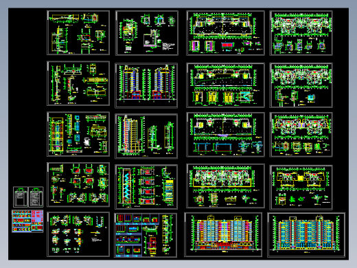 小高层住宅全套图