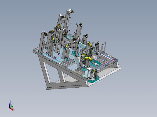 赛力斯右CD柱液压夹具