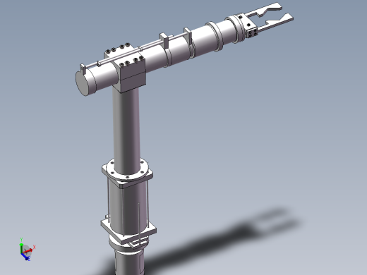 D0713-100吨冲床自动上下料机械手+CAD+说明书==687492=250