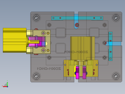 ZC001-笔记本CNC工装夹具三维模型CNC1-191216后视缩略图