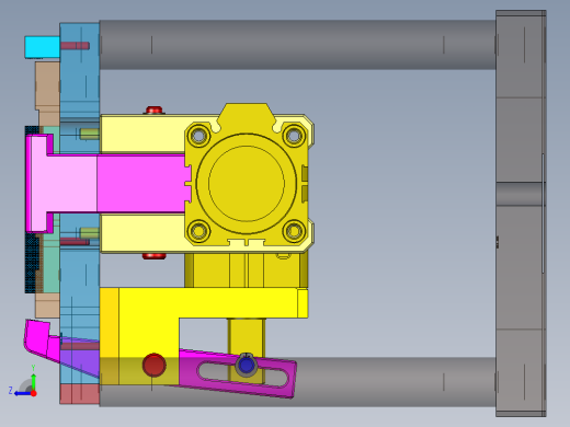 ZC001-笔记本CNC工装夹具三维模型CNC1-191216右视缩略图