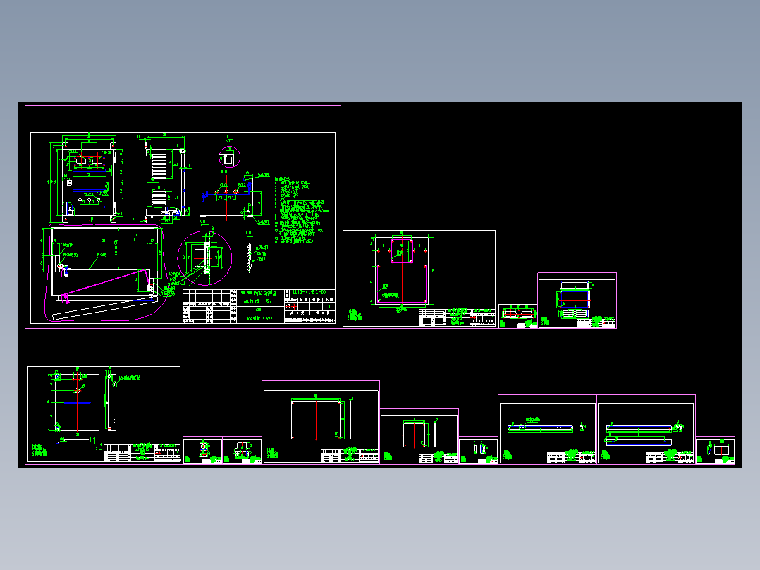 防海生物钣金加工图（二路）钣金图