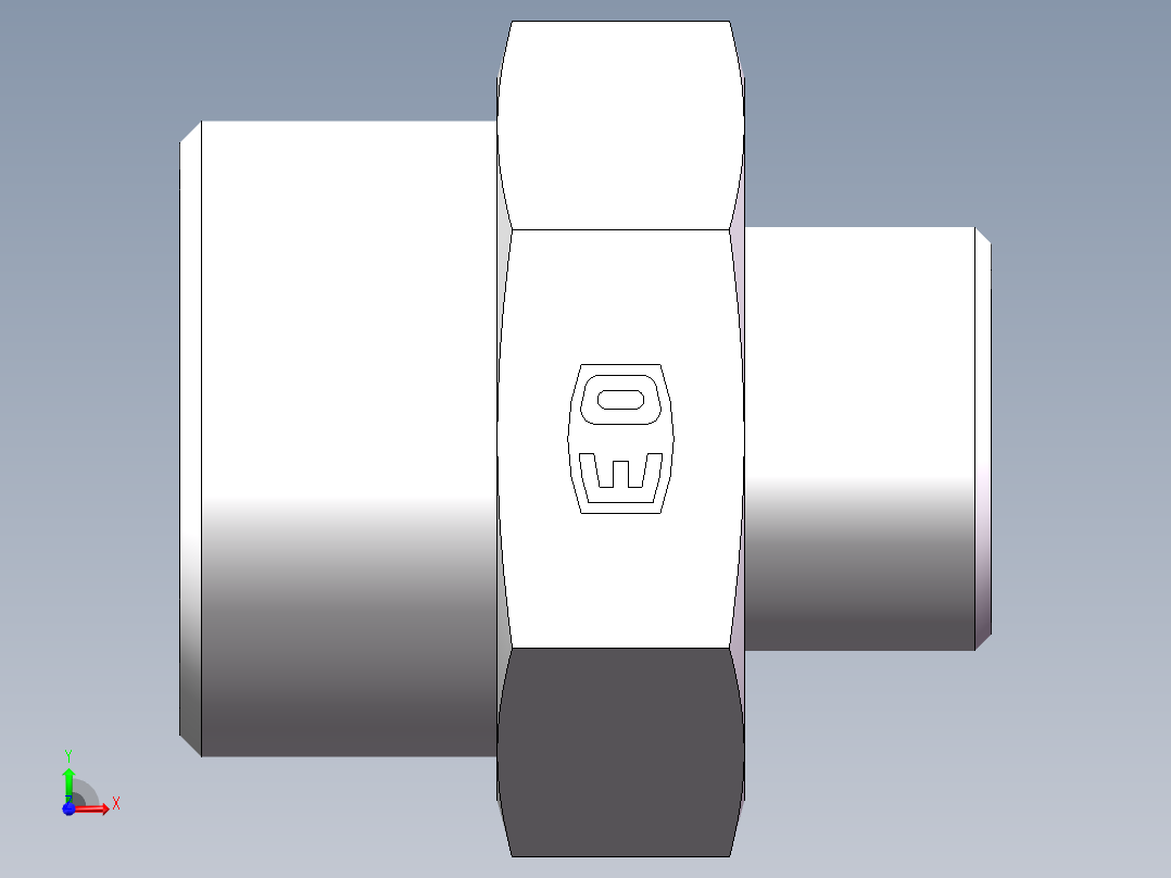 直通变径-GR、1D-24-36前视图