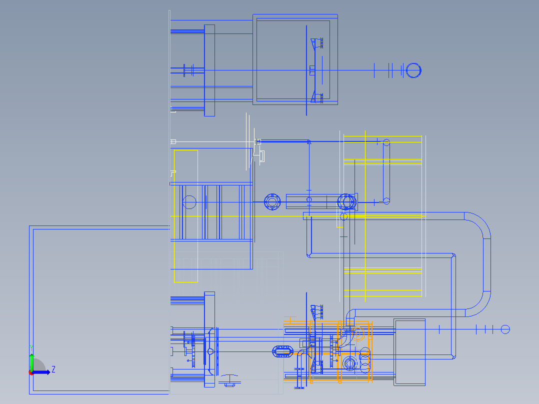 B2004026-废水处理站 ETP左视图