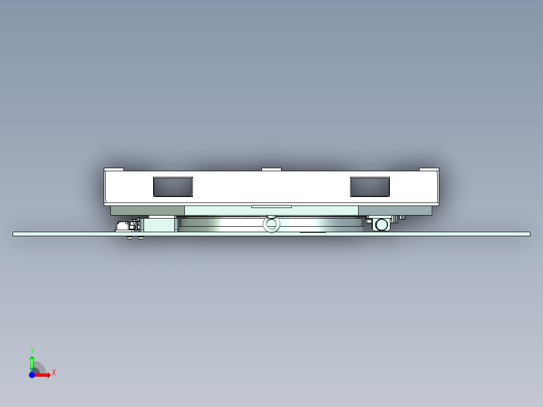 旋转平台设计前视图