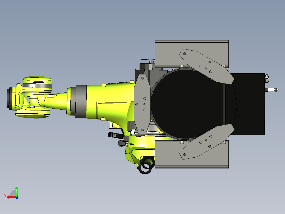 KUKA KR 120 R1800 nano (KR QUANTEC nano)机器人后视图