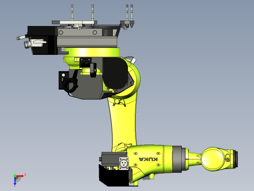 KUKA KR 120 R1800 nano (KR QUANTEC nano)机器人俯视缩略图